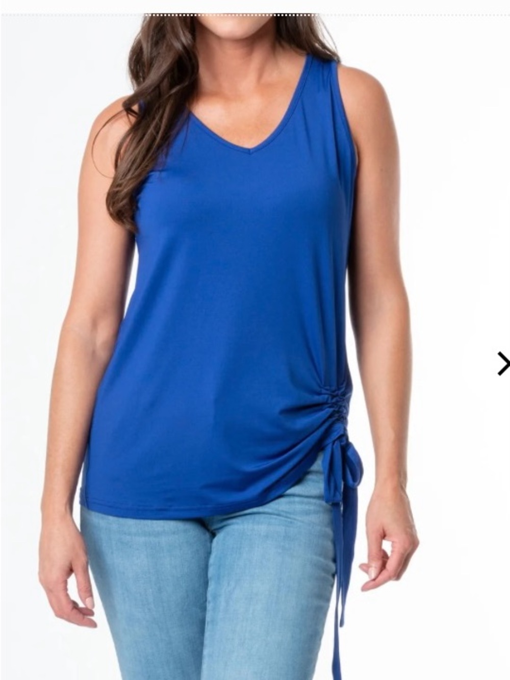 NWT Elsie & Zoey Sleeveless V-Neck Side-Tie Tank Top size S\M